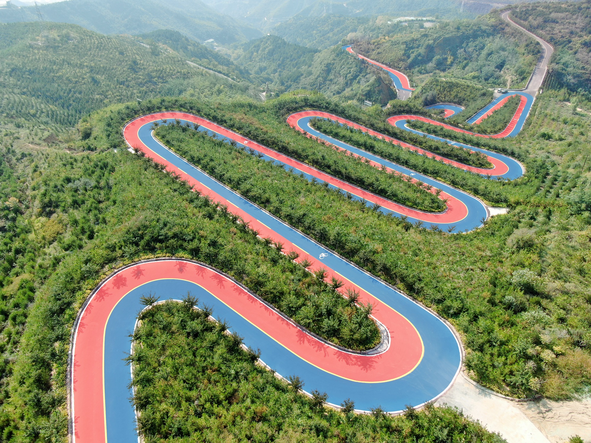 2019年全国第二届青运会自行车赛道