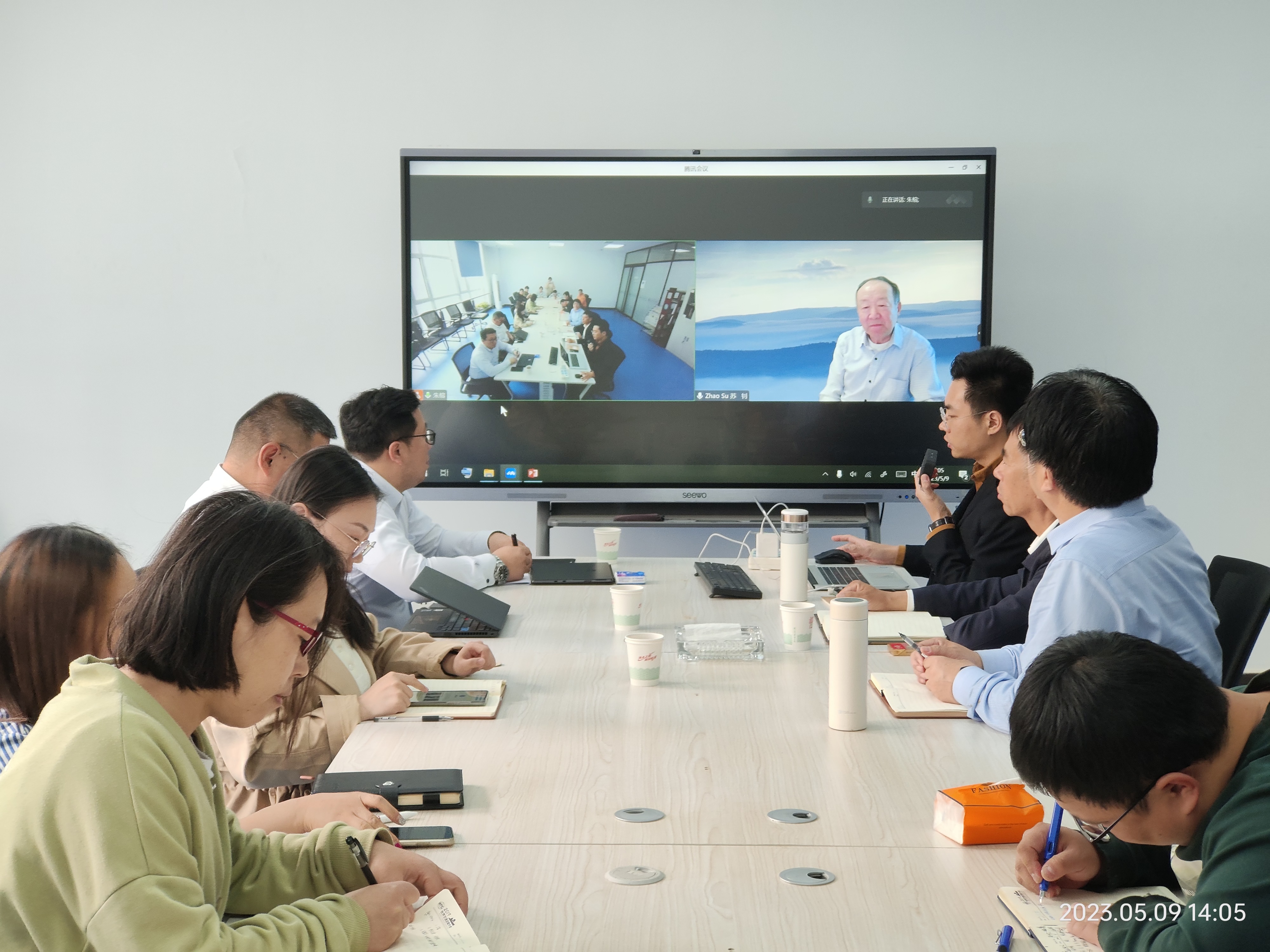 2023年度喜跃发集团合作交流(图14) 5月9日,钟化贸易(上海)有限公司日本首席技术执行官稻家徹先生莅临喜跃发集团考察交流.jpg