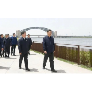 习近平总书记山西行丨我公司彩色道路在汾河两畔放光彩