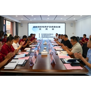 喜跃发集团深度参与道路养护新工艺与新材料研讨会​