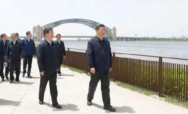 习近平总书记山西行丨我公司彩色道路在汾河两畔放光彩(图1)