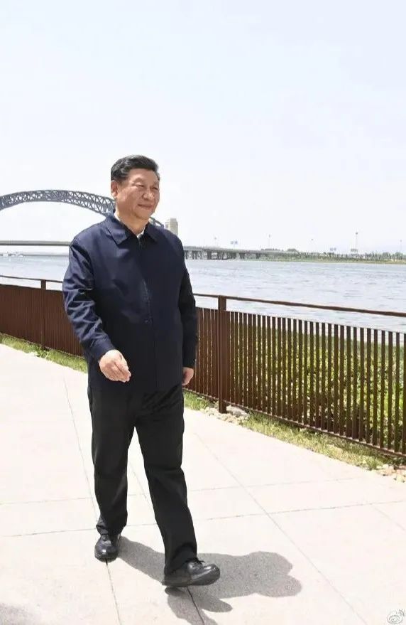 习近平总书记山西行丨我公司彩色道路在汾河两畔放光彩(图2)