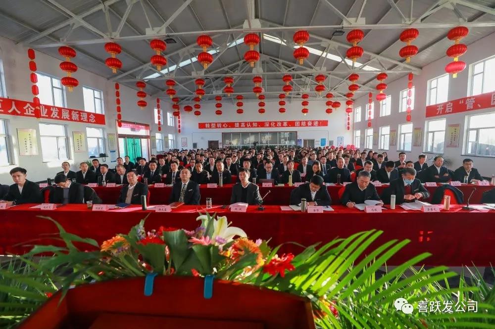 凝心聚力再出发——喜跃发集团2020年年终述职报告会成功召开(图1)