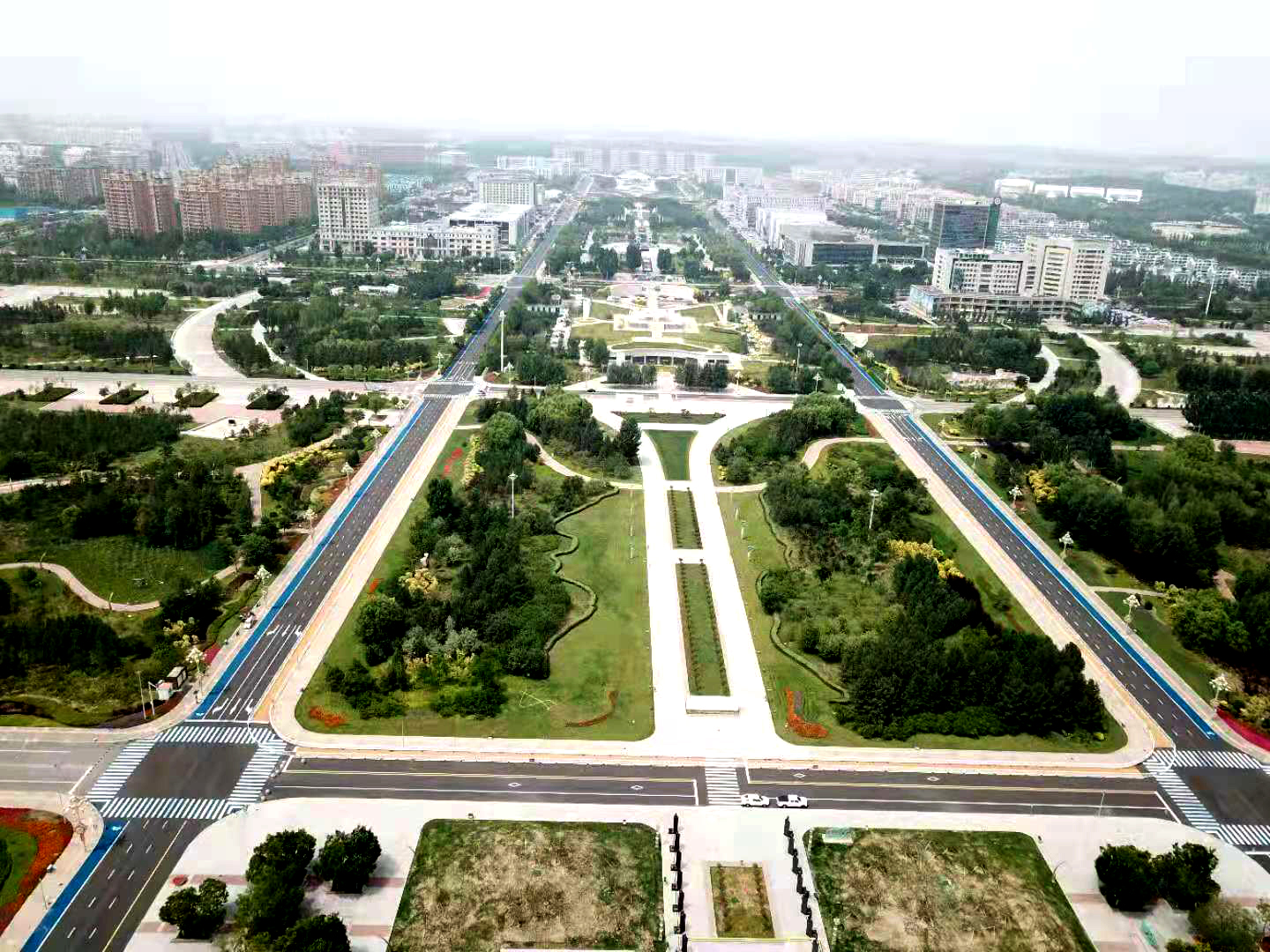 喜跃发彩色材料助力鄂尔多斯市道路提档升级(图6)