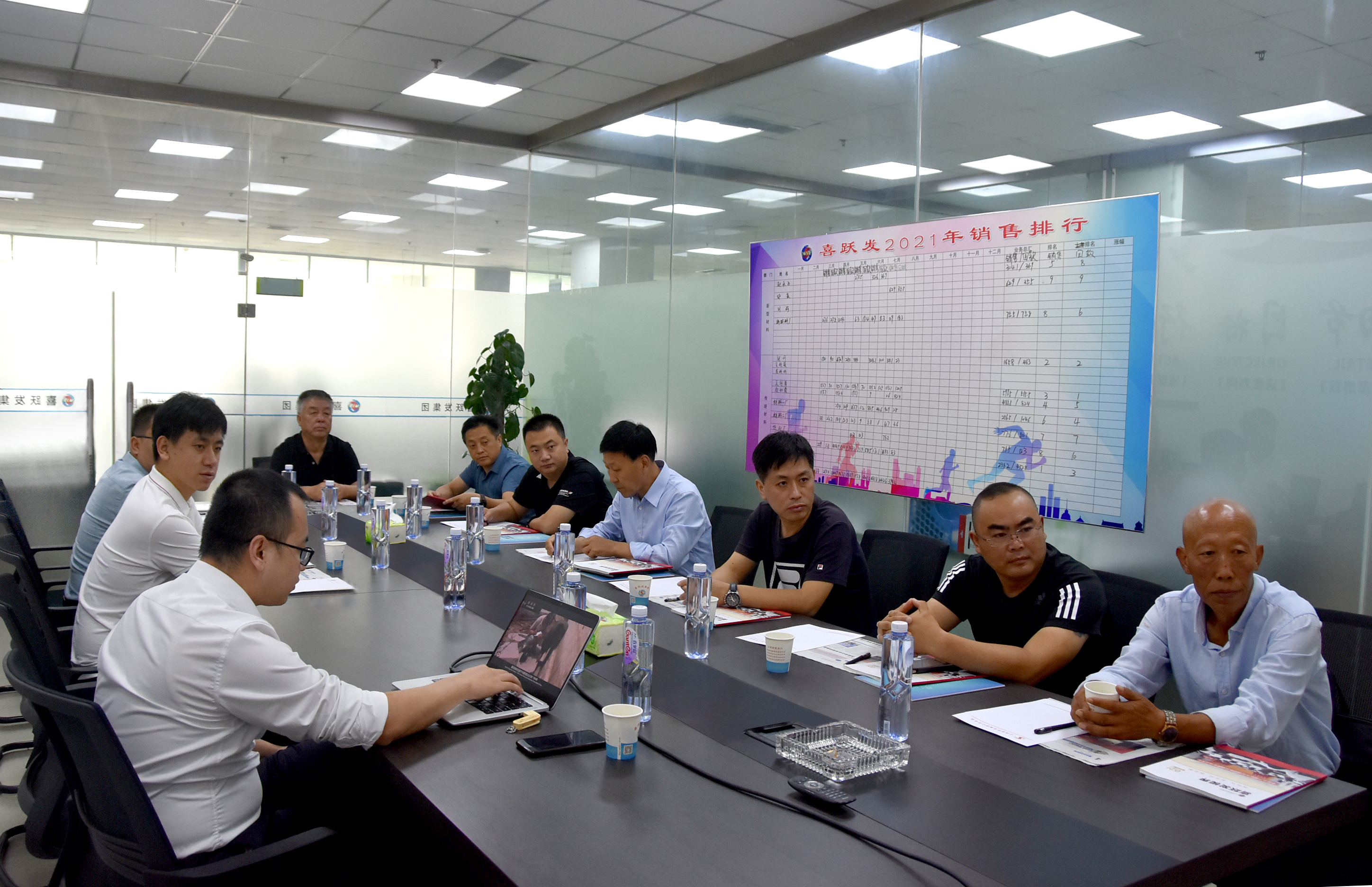 山西省盂县政府领导莅临喜跃发集团参观考察(图2)